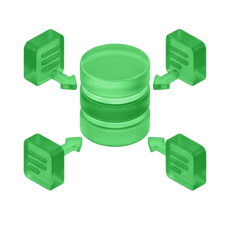 Centralized data management icon